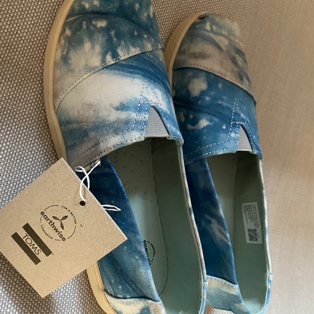 Toms Alpargata Plant Dyed Grey Multi Tie Dyed